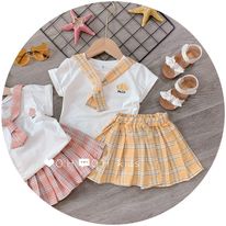 Sec Váy Thủy Thủ Cho Bé Gái (Vải Áo Cotton Tầu, Chân Váy Vải Thô Hàn)