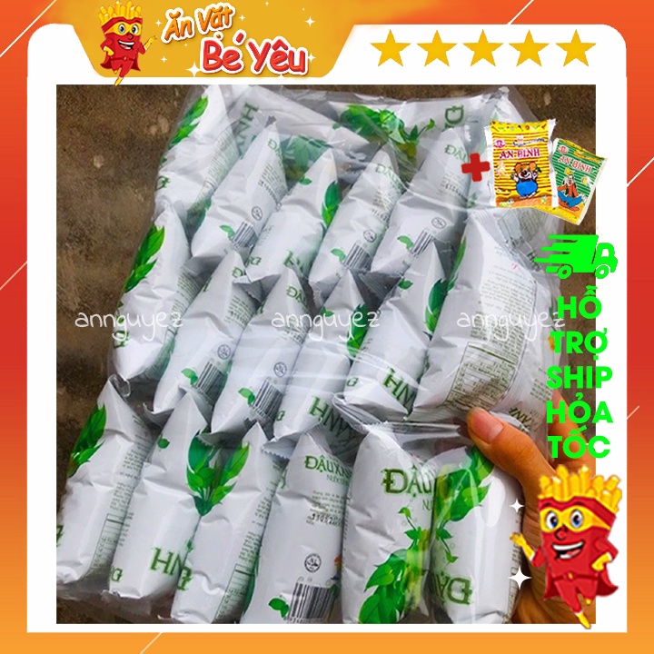 Bim bim oishi snack đậu xanh nước dừa (bịch 20 gói 6g) bim bim tuổi thơ, đồ ăn vặt tuổi thơ, đồ ăn vặt cổng trường