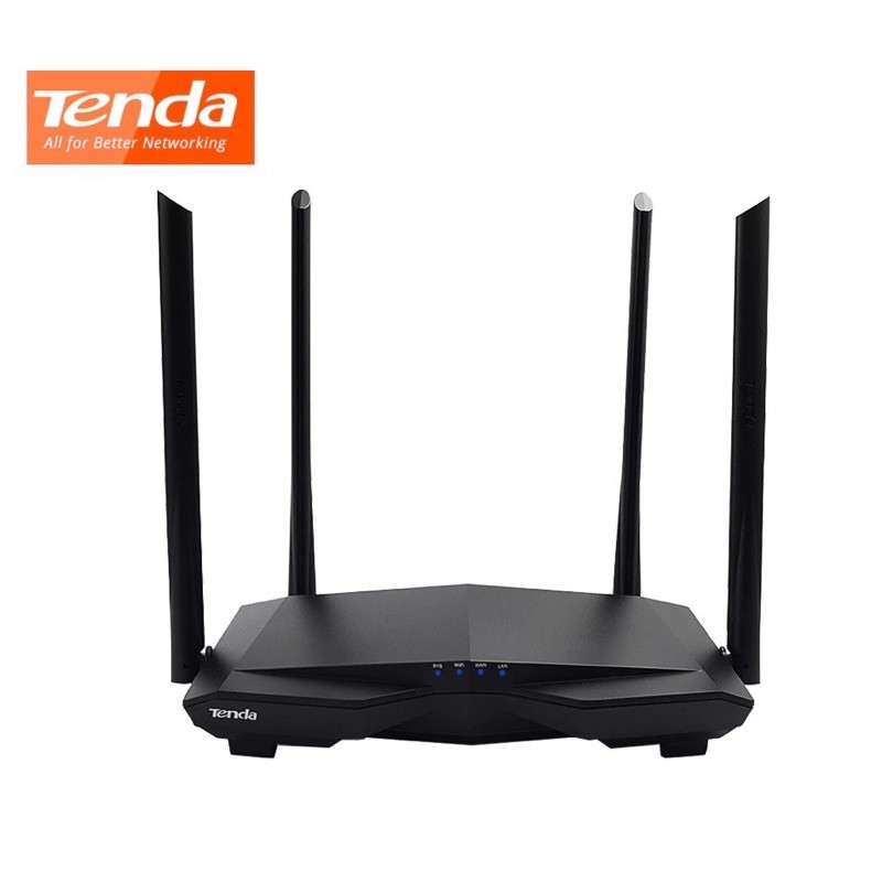 Bộ PHÁT SÓNG WIFI TENDA AC6- Chính hãng Tenda Việt Nam- Chuẩn AC1200,tặng kèm dây mang Lan