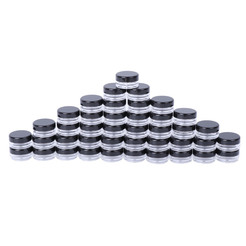 Set 50 Lọ Nhựa Rỗng Tròn Đựng Mỹ Phẩm Tiện Dụng
