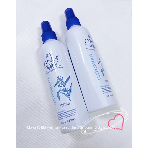 Xịt khoáng lotion hatomugi dưỡng ẩm trắng da