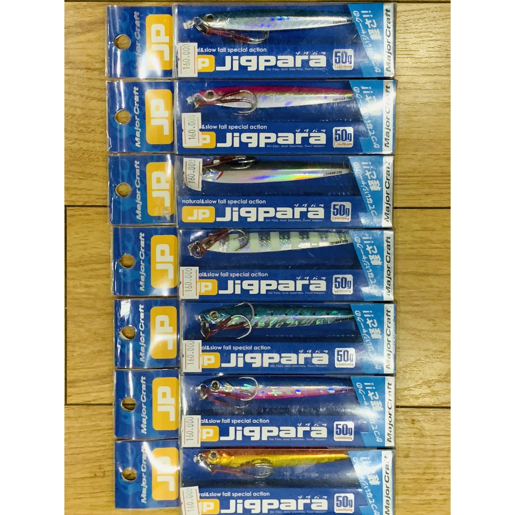 MỒI JIG CÂU CÁ MAJOR CRAFT JIGPARA JPL 40G - 50G - 60G