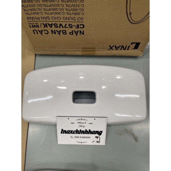 Nắp sứ két nước cầu inax AC-909VRN,AC-959VAN - Hàng chính hãng