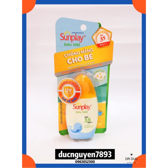 CHỐNG NẮNG CHO BÉ VÀ DA NHẠY CẢM SUNPLAY SPF35 30g