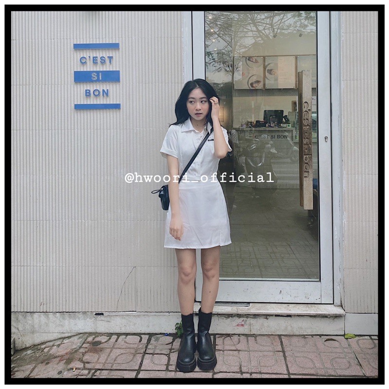 set "Clara" áo/váy white | BigBuy360 - bigbuy360.vn