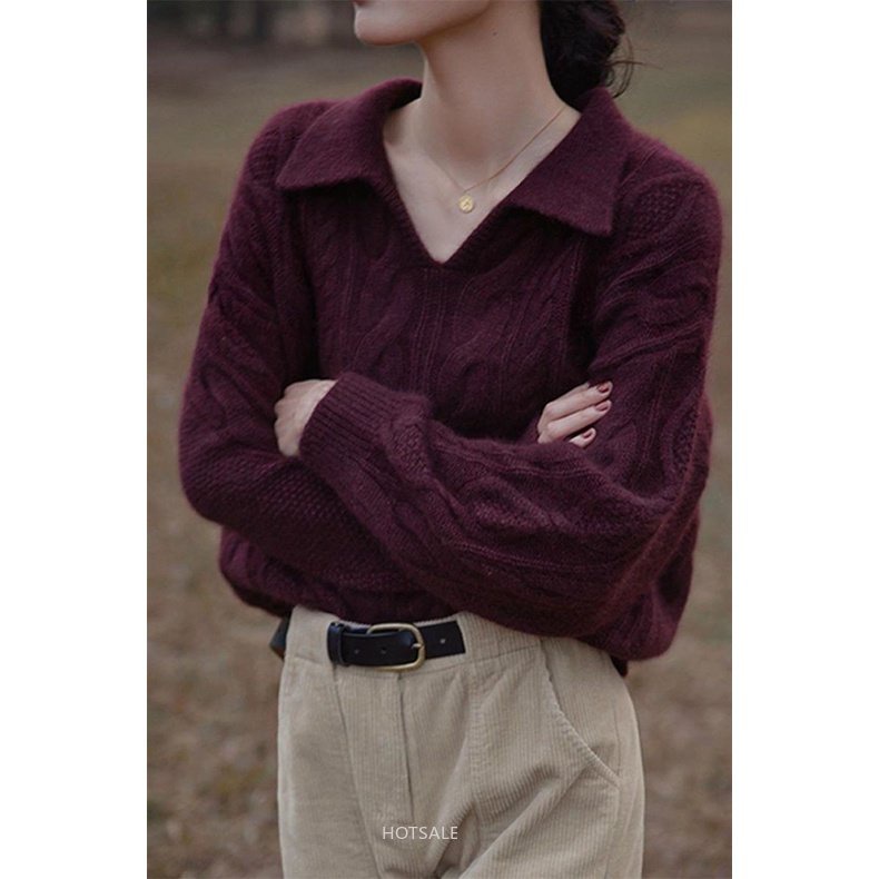 Áo Sweater Dáng Rộng Phong Cách Nhật Bản Thời Trang Mới Cho Nữ