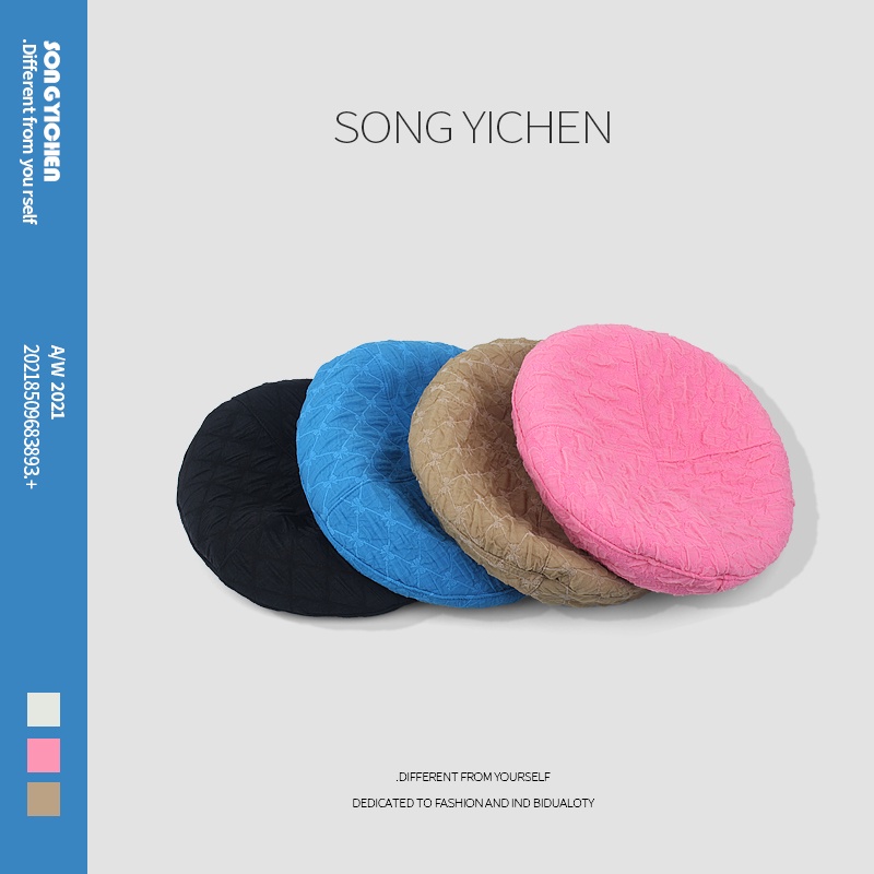 Mũ Beret Ren Mỏng Phong Cách Họa Sĩ Thời Trang Mùa Hè Cho Nữ