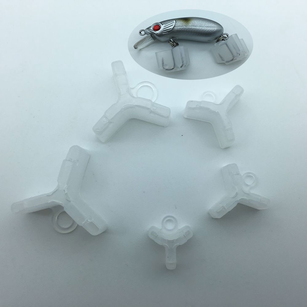 Set 20 Phụ Kiện Nhựa Bọc Móc Câu Cá 5 Kích Cỡ Khác Nhau Cỡ 1 2 3 1 / 0 2 / 0 3 / 0
