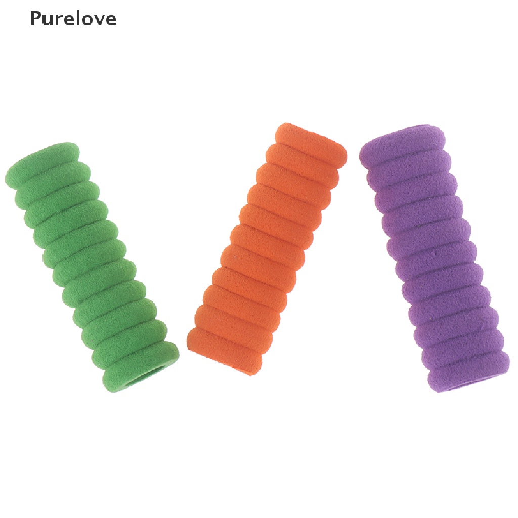 Bộ 10 Vỏ Bọc Bút Bằng Xốp Mềm Thoải Mái Hỗ Trợ Luyện Tập Cho Bé