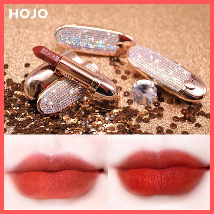 Son lì HOJO Princess đính hạt lấp lánh kèm gương [CHÍNH HÃNG] | BigBuy360 - bigbuy360.vn