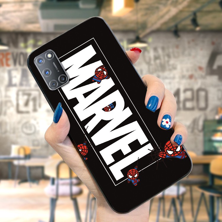 Ốp iPhone ốp lưng iphone mặt kính in hình Marvel cho IPhone 5 5S SE 6 6S 7 8 Plus - ATSKIN-cute