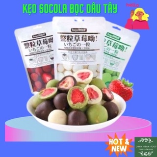 1 gói 60gr kẹo socola bọc dâu tây