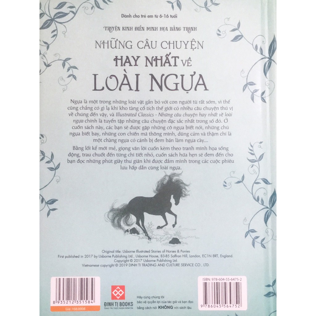 Sách - Illustrated Classics - Những Câu Chuyện Hay Nhất Về Loài Ngựa