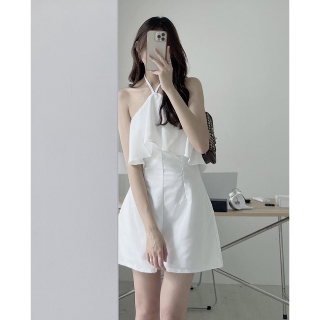[HÀNG SẴN]JUMPSUIT THÔ CỔ YẾM “LIZZIE” SIÊU XINH