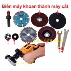 Biến máy khoan thành máy cắt đa năng