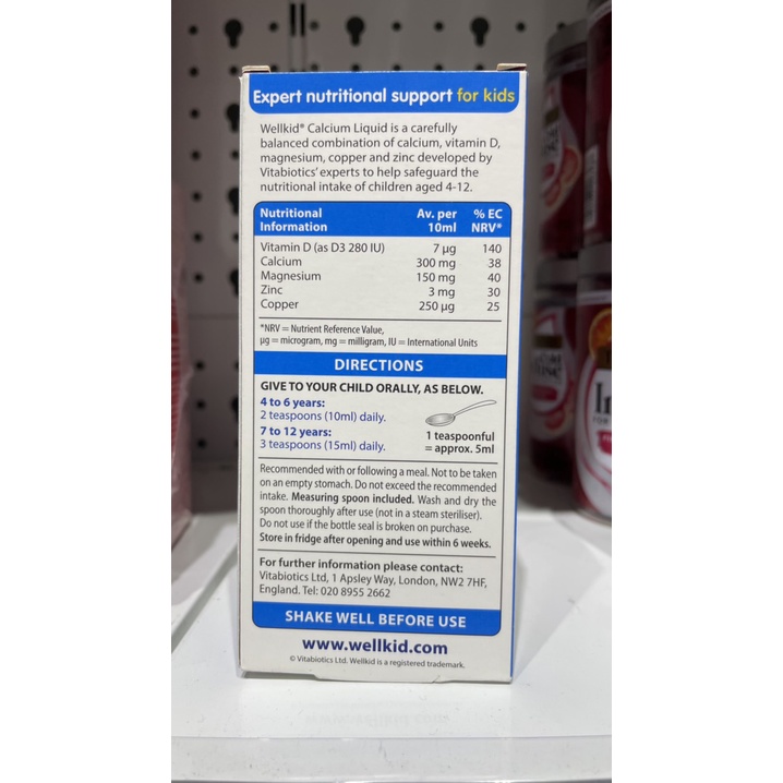 Wellkid vitamin tổng hợp multivitamin cho bé từ 4 -12 tuổi - UK