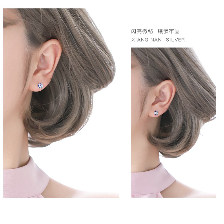 Bông tai phong cách Hàn Quốc - Bạc 925
