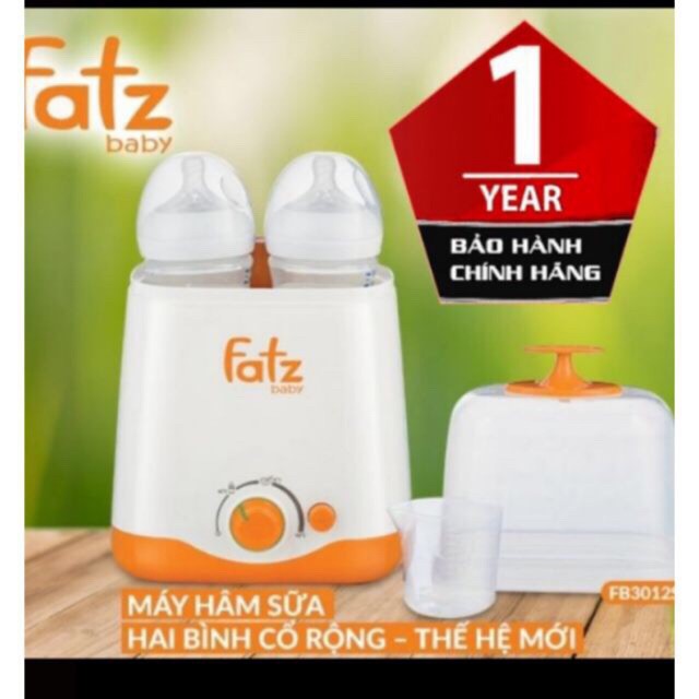 [GIẢM GIÁ SỐC] MÁY HÂM SỮA HAI BÌNH CỔ RỘNG – THẾ HỆ MỚI FATZ BABY FB3012SL