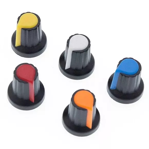 Núm vặn Volume - Set 5 cái ( Núm vặn biến trở, chiết áp, âm ly ) - 1688s.vn