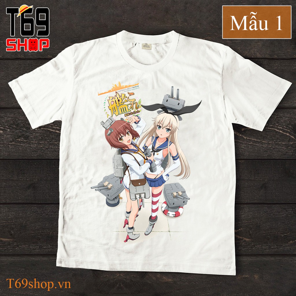 Áo thun anime Kantai Collection (Có nhiều mẫu)