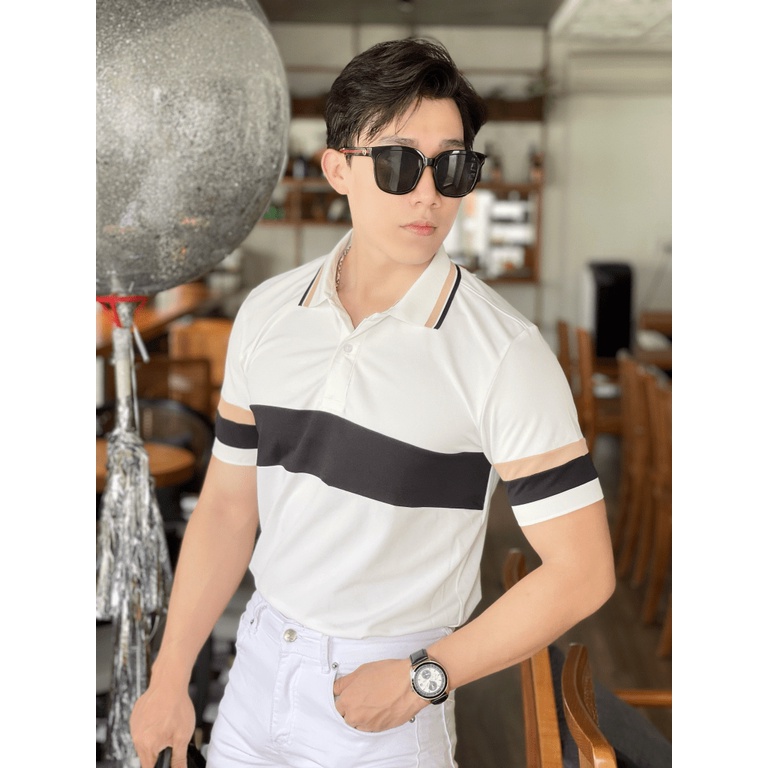 (HCM) ÁO THUN NAM CỔ TRỤ TAY NGẮN CHẤT THUN COTTON CO GIÃN ĐẶC BIỆT MỀM MỊN - THOÁNG MÁT DỄ CHỊU  HOT NHÂT