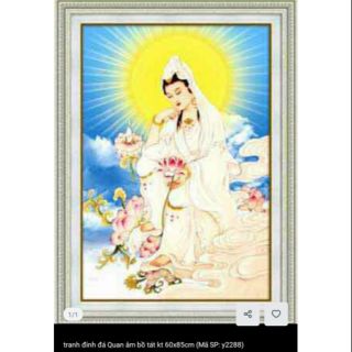 Tranh đính đá quan âm bồ tát