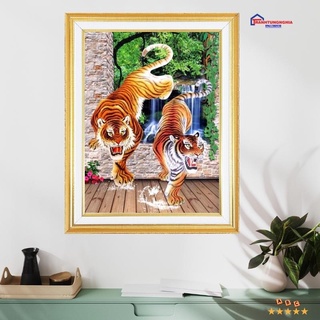 Tranh đính đá mãnh hổ hùng phong VS367 (75cm x 56cm)