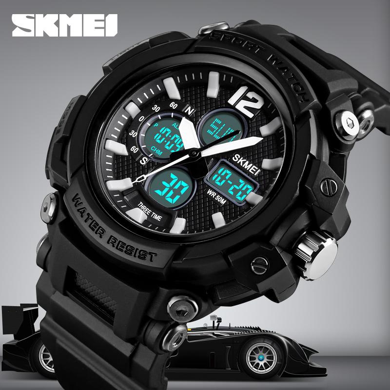 SKMEI 1498 Fashion Sports Men's Waterproof Electronic Watch Digital Display Alarm