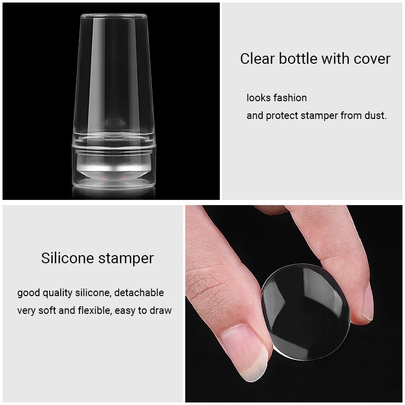 Dụng Cụ In Hình Móng Tay Nghệ Thuật Bằng Silicone