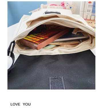 Túi Xách Nữ Túi Vải Canvas Nhỏ Dễ Thương Dễ Phối Đồ Kiểu Dáng Thời Trang