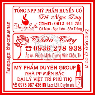 khắc dấu shop - khắc dấu cửa hàng - khắc dấu vuông