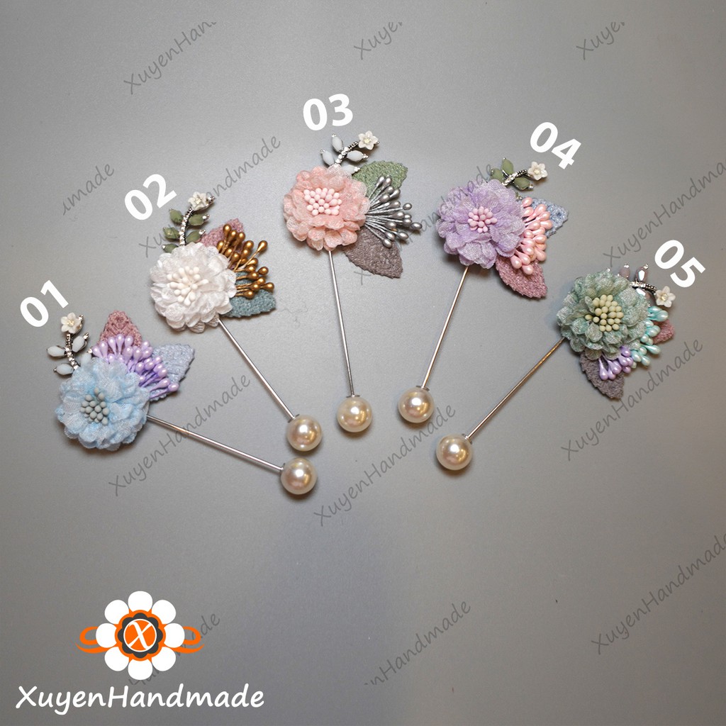 Trâm Cài Áo Vest Nữ Handmade Cao Cấp