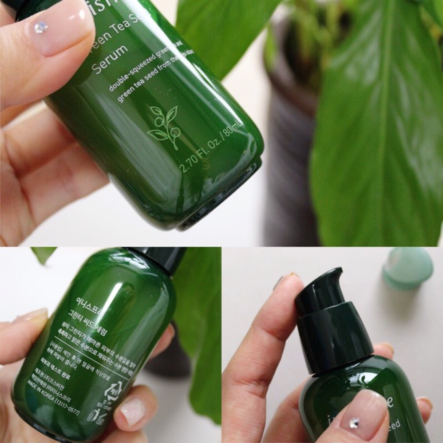 (Mẫu mới 2021) Serum trà xanh Innisfree Green tea seed serum