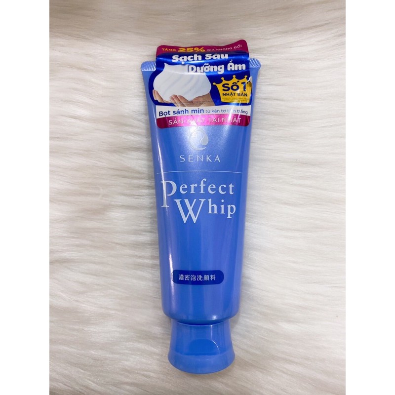 Sữa rửa mặt Shiseido Senka Perfect Whip 120g( tặng thêm 30g giá không đổi) | BigBuy360 - bigbuy360.vn