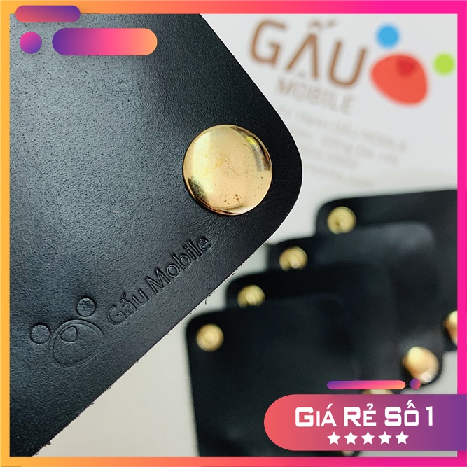 Bao da cuốn bảo vệ dây sạc
