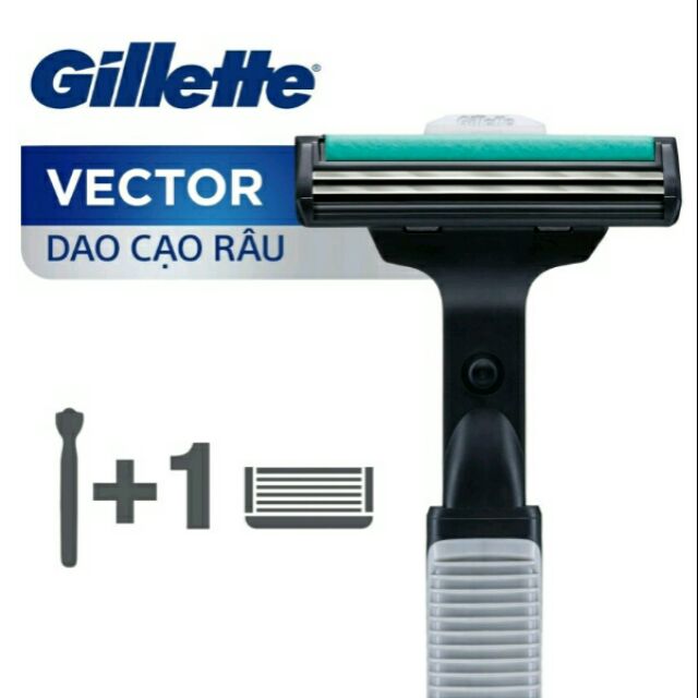 Dao cạo râu Gillette Vector Plus 1Up