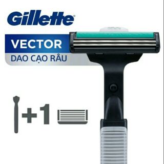 Dao cạo râu Gillette Vector Plus 1Up
