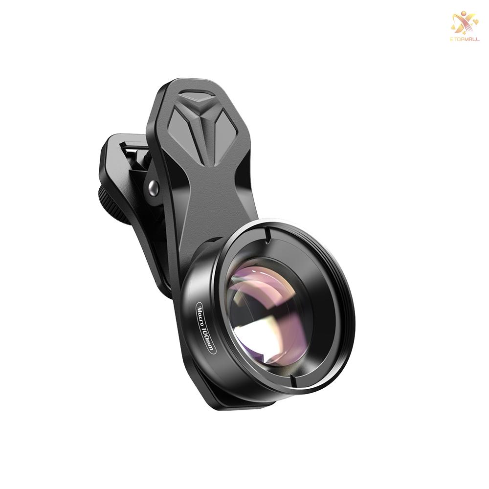 Ống kính phóng to dạng kẹp ET APEXEL APL-HB100mm thông dụng 4K HD cho điện thoại 11/XS/XS Max/XR/X/8/8 Plus