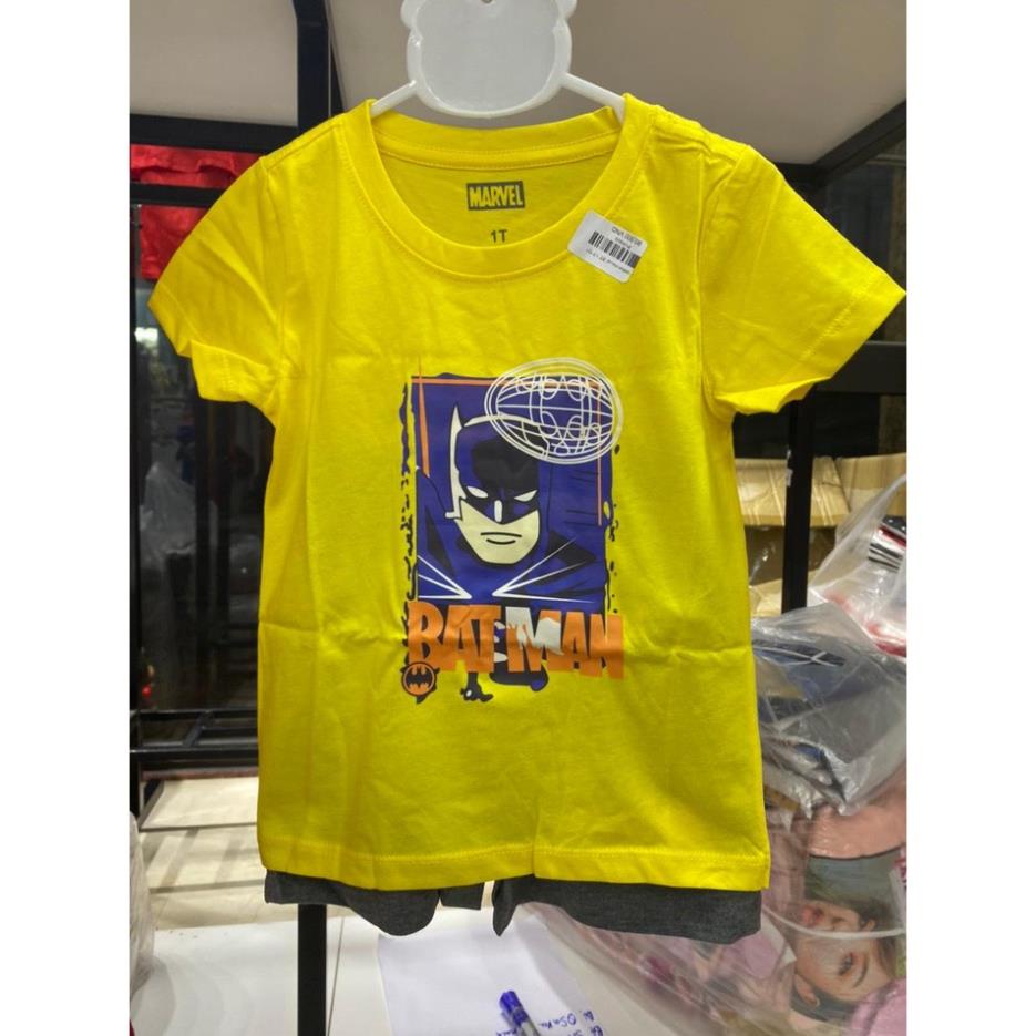 🚨🚨 GIÁ TỐT 👦🏻 Đồ bộ cao cấp cotton mavel bé trai 1/7  .