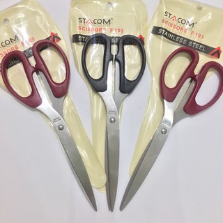 Kéo cắt giấy văn phòng Stacom cỡ lớn F103 (stainless steel scissors)