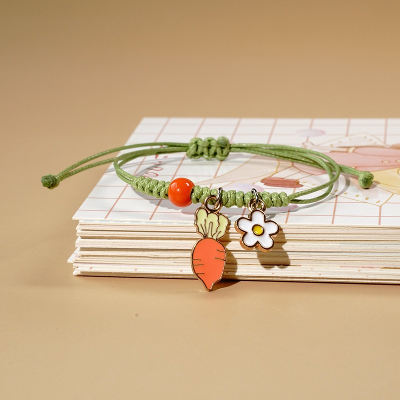 Vòng Đeo Tay Hoạ Tiết Dễ Thương Chất Liệu Hợp Kim Nhôm Phong Cách Hàn Quốc