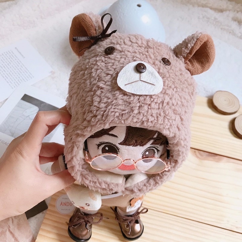 Set Gấu Bông-outfit quần áo cho doll búp bê 10-15-20cm