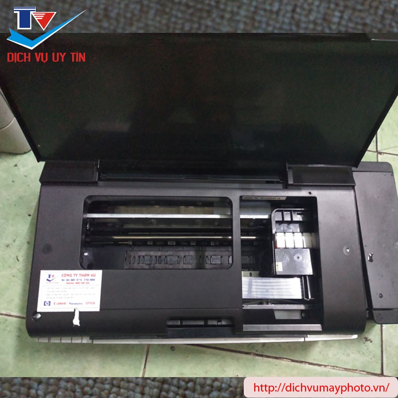 Bộ tiếp mực ngoài cũ bóc máy Epson L800 L805 chuẩn