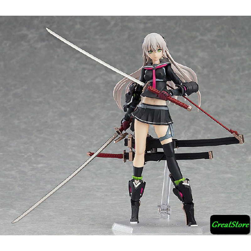 ( CHẤT, HÀNG CÓ SẴN ) MÔ HÌNH NHÂN VẬT Figma 396 Ichi Heavily Armed High School Girls Cử Động Được