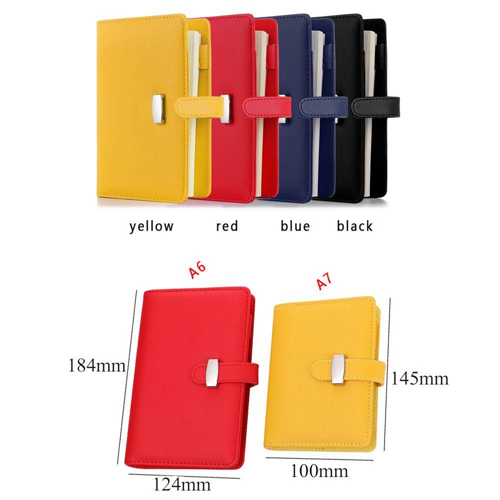 UUMIR Sổ Tay Khổ a6 / a7 Bằng Da Họa Tiết Lá Thời Trang Tiện Dụng