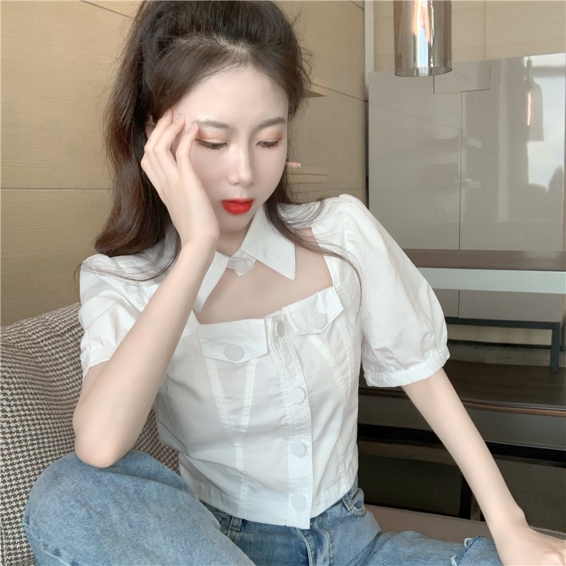 Áo croptop tay bồng - Tikbook Store - Order