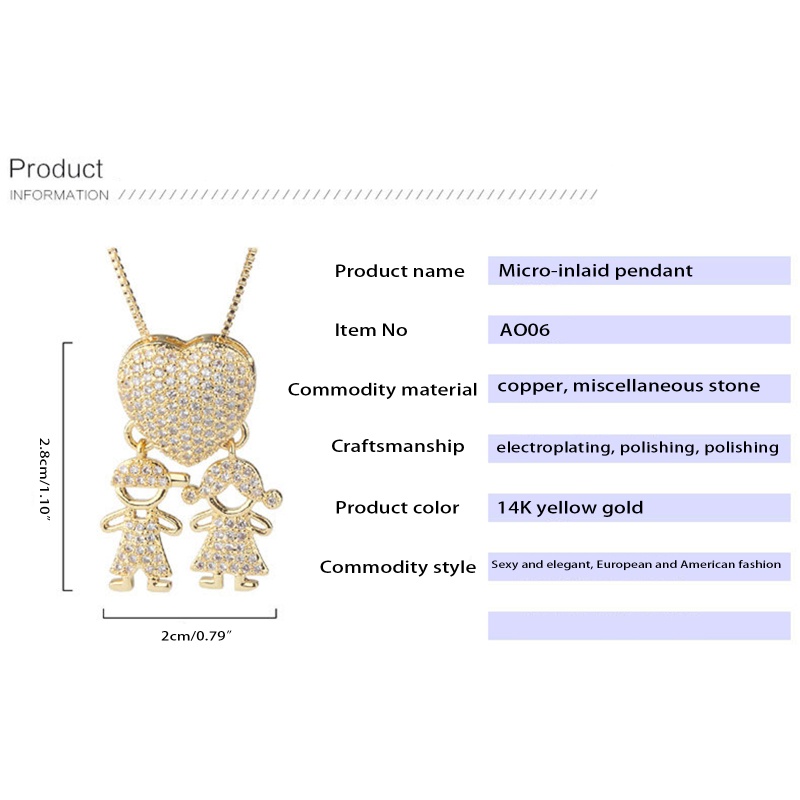Flgo Vòng cổ Mặt Hình Trái Tim Dát Đá Zircon Sáng Tạo Thanh Lịch Cho Cặp Đôi G