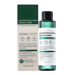 Combo 2 sản phẩm giảm mụn 30 ngày Some By Mi AHA - BHA - PHA 30 Days (Nước Hoa Hồng + Tinh chất)