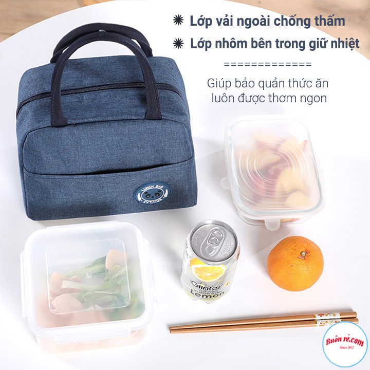 Túi Đựng Hộp Cơm Giữ Nhiệt Cao Cấp Lunch Bag Chống Thấm Nước 00991