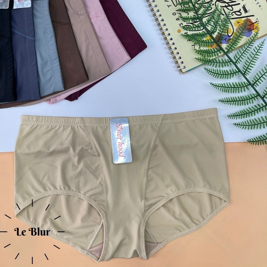 Quần lót nữ thun lạnh co giãn, nâng mông, chip big size, nôi y Thái Lan 828 Sisterhood, Leblur